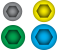 dental implant color-coding